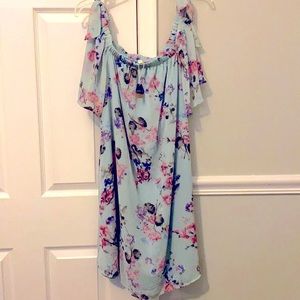 Pink blush maternity dress